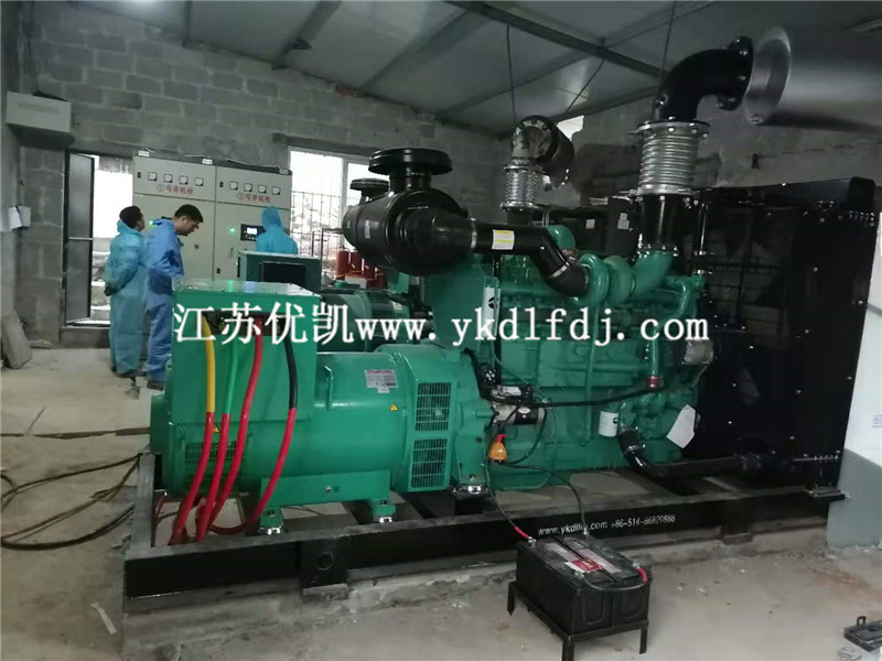 2020年11月14日，400KW重慶康明斯發(fā)電機組2臺并機交付養(yǎng)殖公司使用