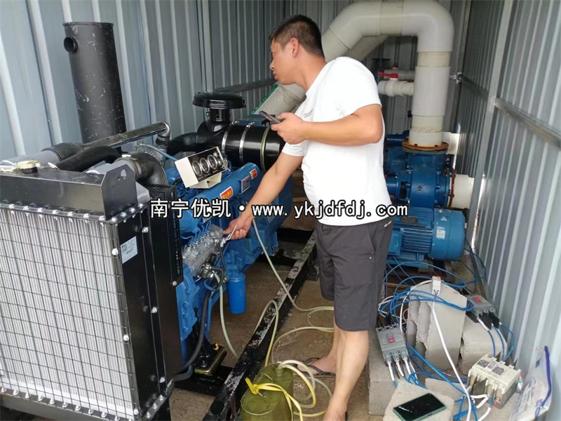 2023年6月16日，120kw濰坊雷納柴油發(fā)電機組送貨欽州養(yǎng)蝦場